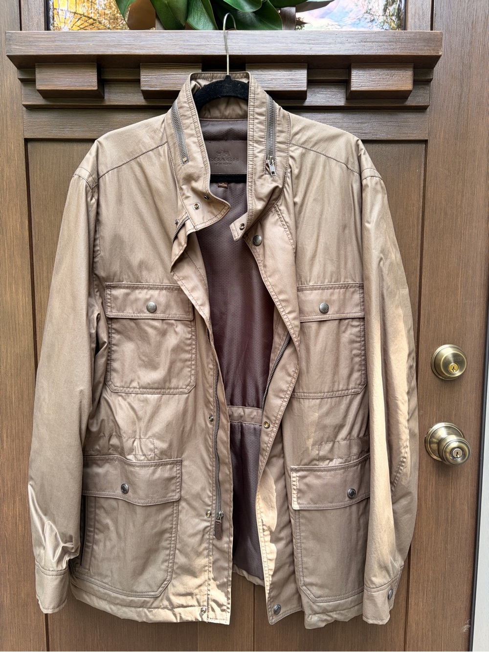 Coach Men’s Insulated Military/Field Jacket